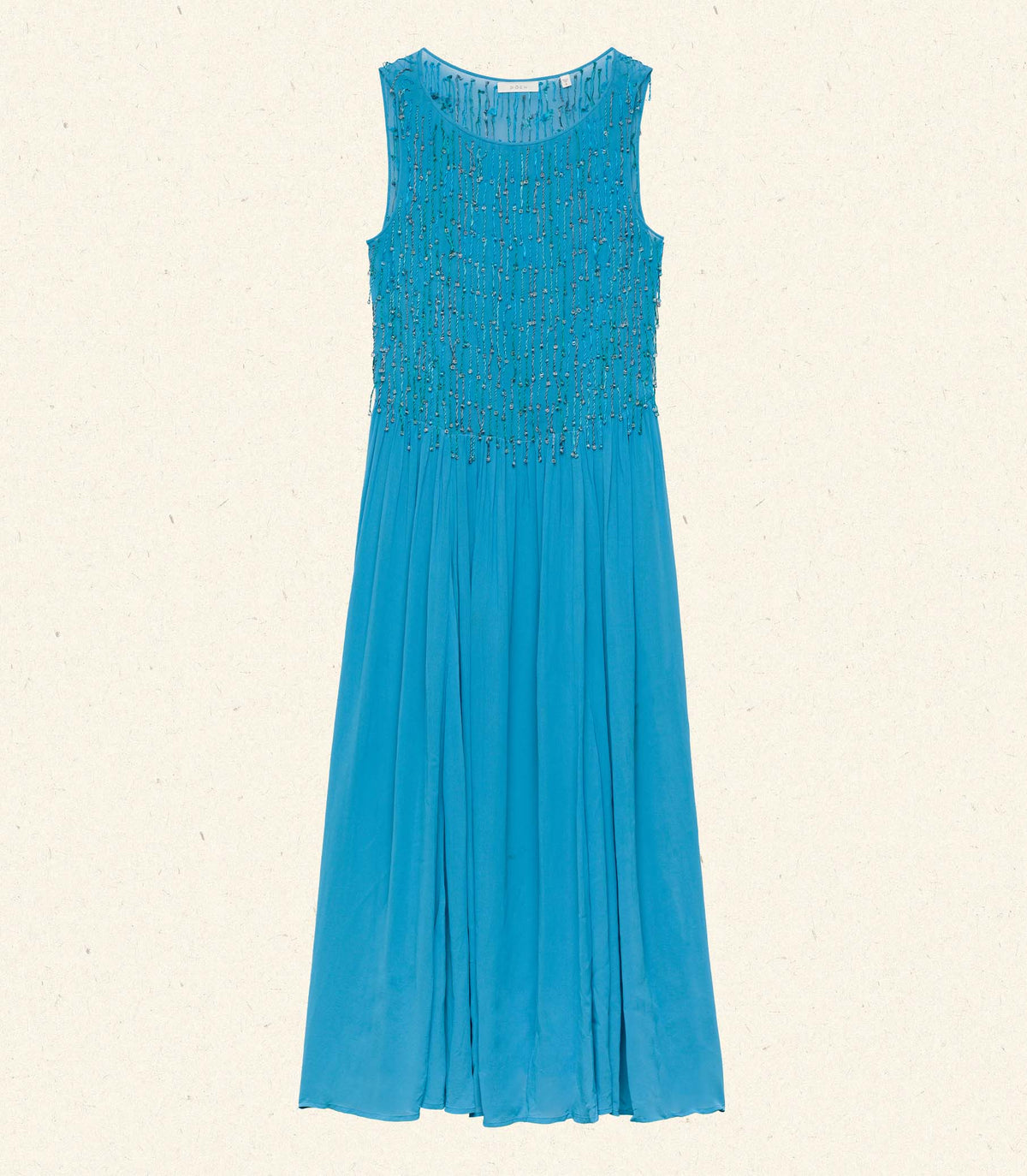 Donyale Hand-Beaded Heirloom Dress | Blue Grotto