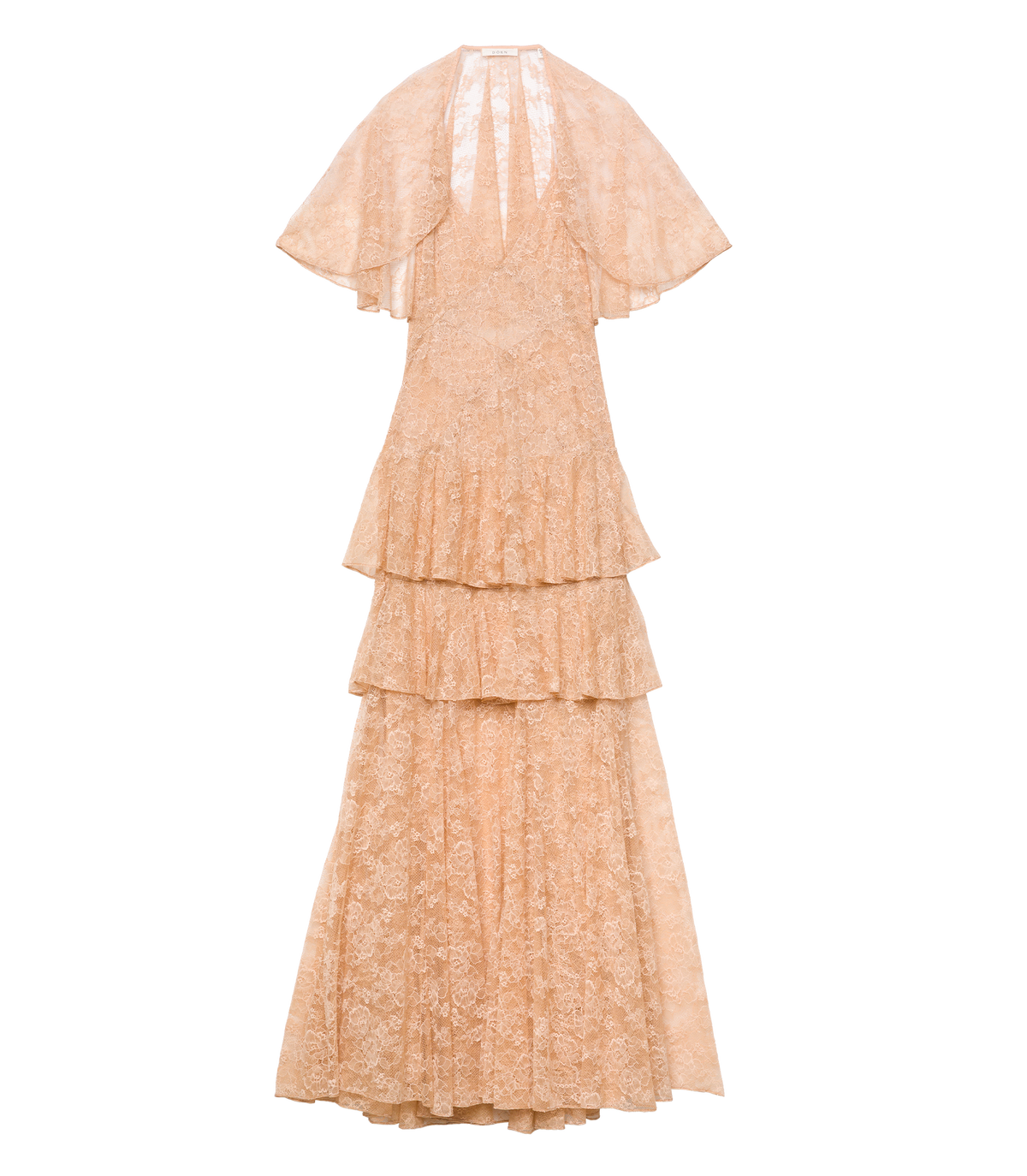 Gwyneth Lace Gown in Beige Pearl | 1930s-Inspired