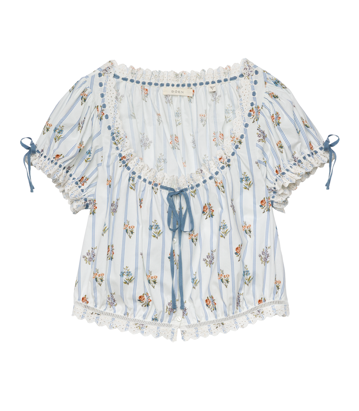 Nera Top – Fleurs de Bordeaux Organic Cotton