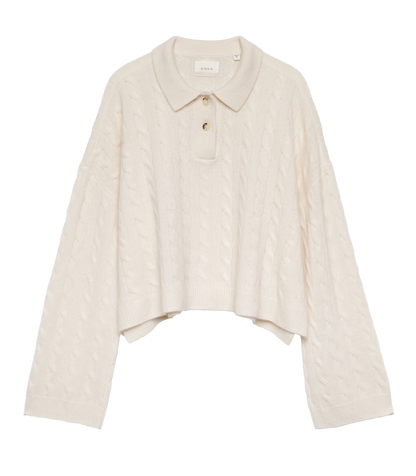 Cambridge Cable-Knit Cashmere Sweater – Magnolia