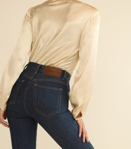 Chantal High-Rise Capri Jeans – Cavalaire Dark Wash