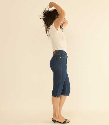 Chantal High-Rise Capri Jeans – Cavalaire Dark Wash