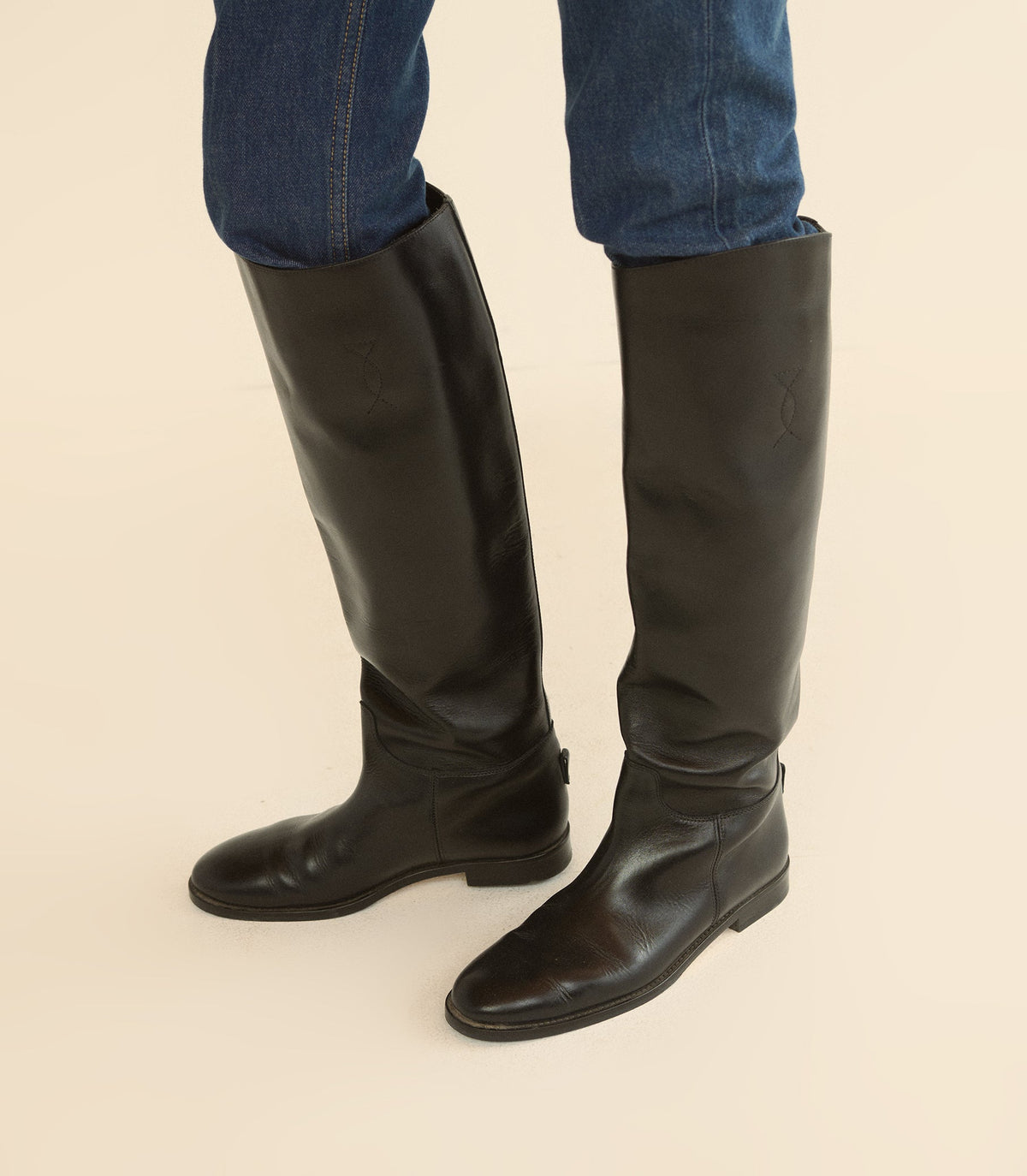 Essex Black Box Calf Leather Pull-On Boot | Italy