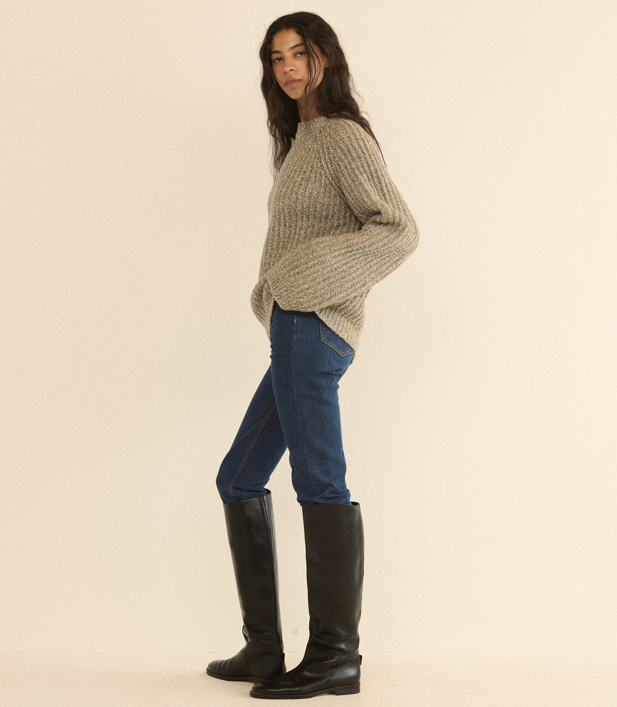 Essex Black Box Calf Leather Pull-On Boot | Italy
