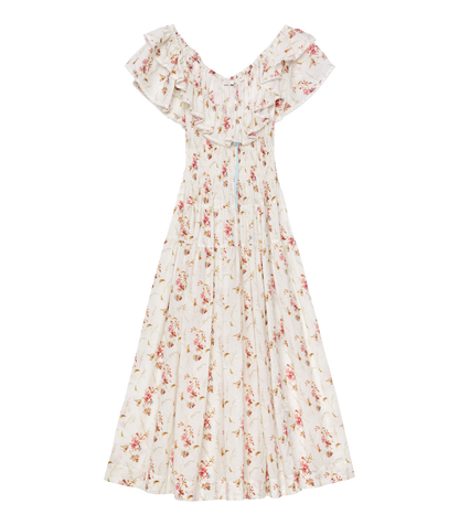 Illiana Tiered Floral Maxi Dress | Prairie Rose
