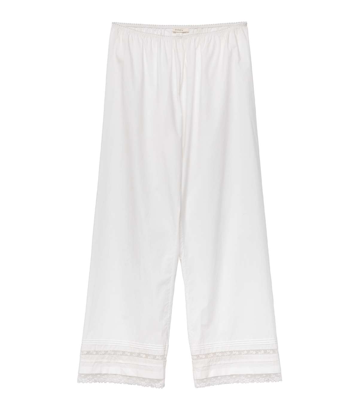 Lavona Pant – Powder Organic Cotton Poplin Trouser