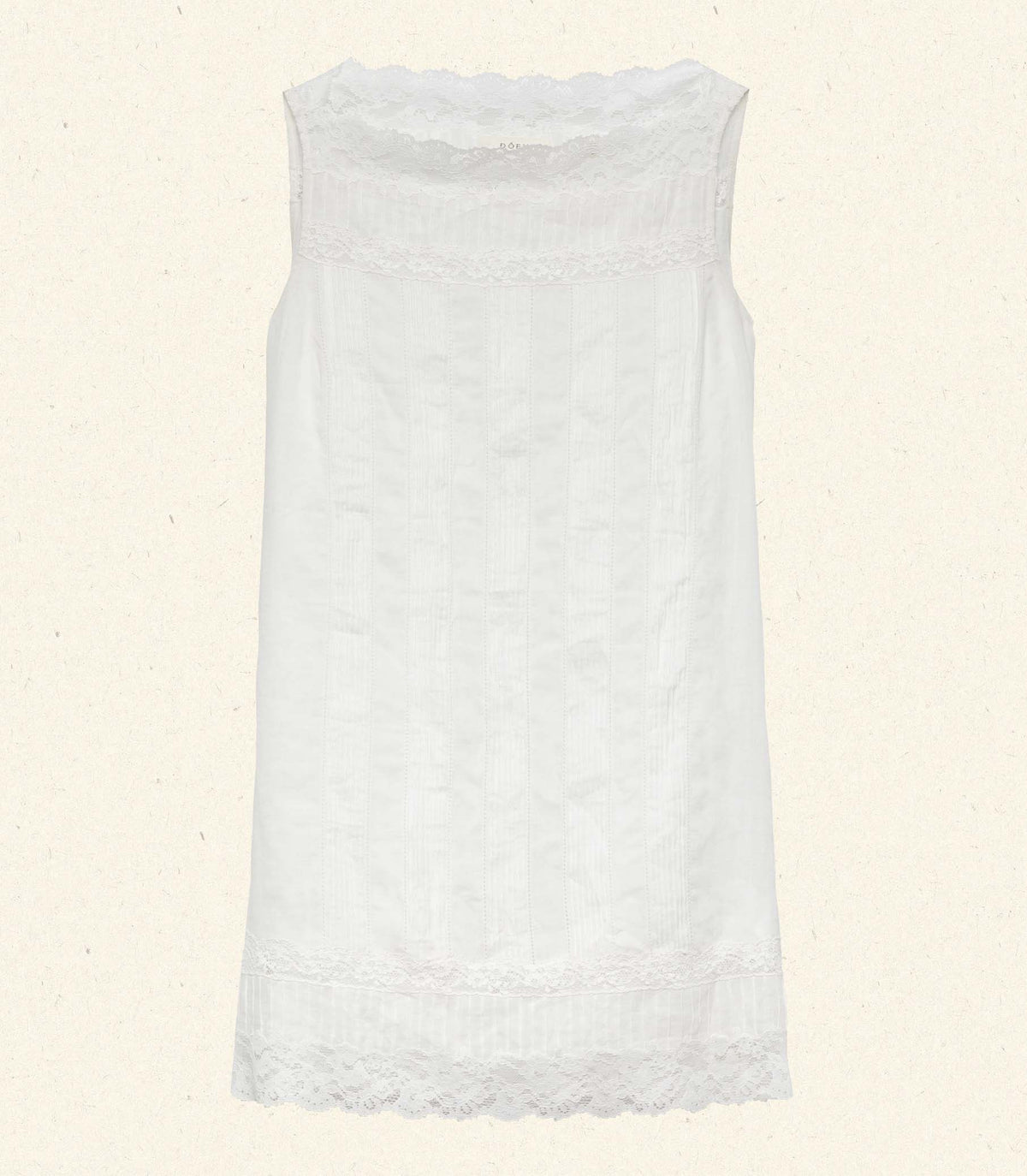 DÔEN Heirloom Lida Lace Shift Dress – Salt