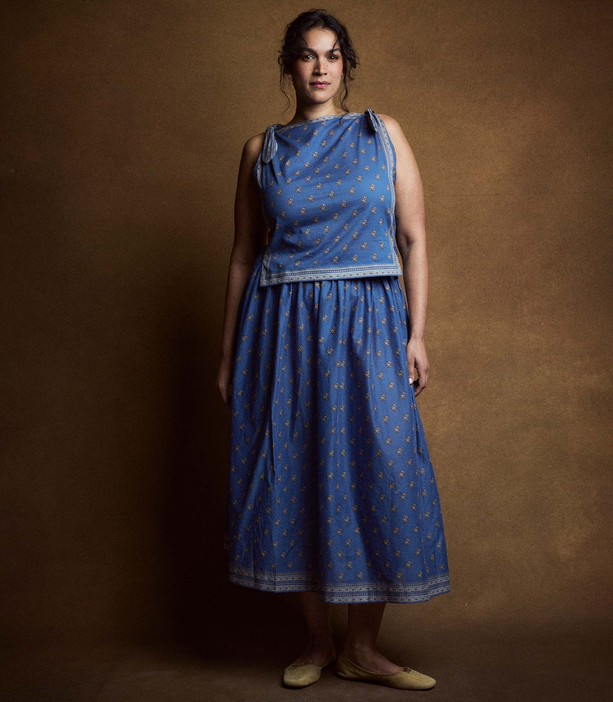 Marciette Organic Cotton Voile Skirt – Eartha Paisley