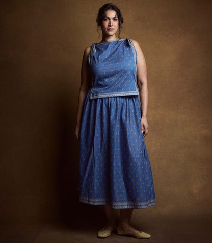 Marciette Organic Cotton Voile Skirt – Eartha Paisley