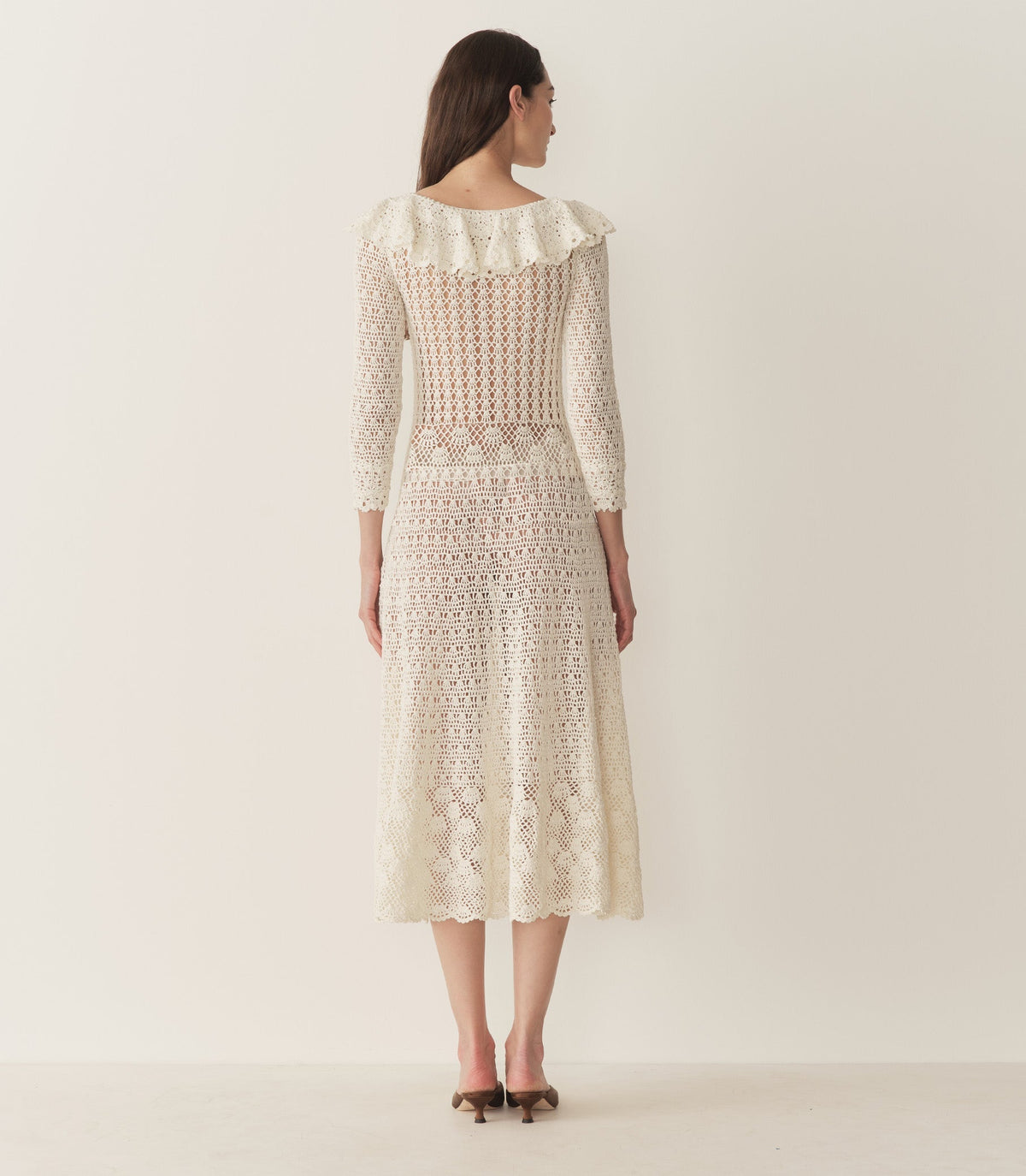 DÔEN Heirloom Margot Dress – Pearl | Handmade 1930s Style