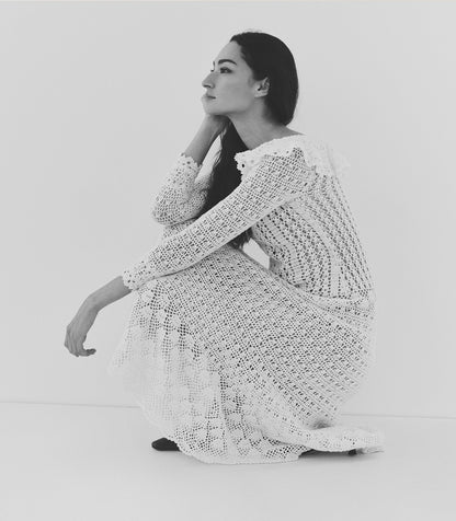 DÔEN Heirloom Margot Dress – Pearl | Handmade 1930s Style