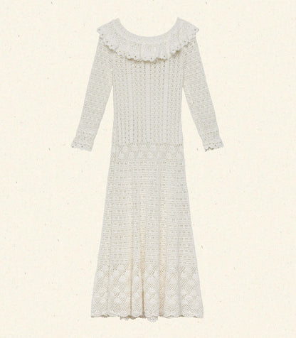 DÔEN Heirloom Margot Dress – Pearl | Handmade 1930s Style