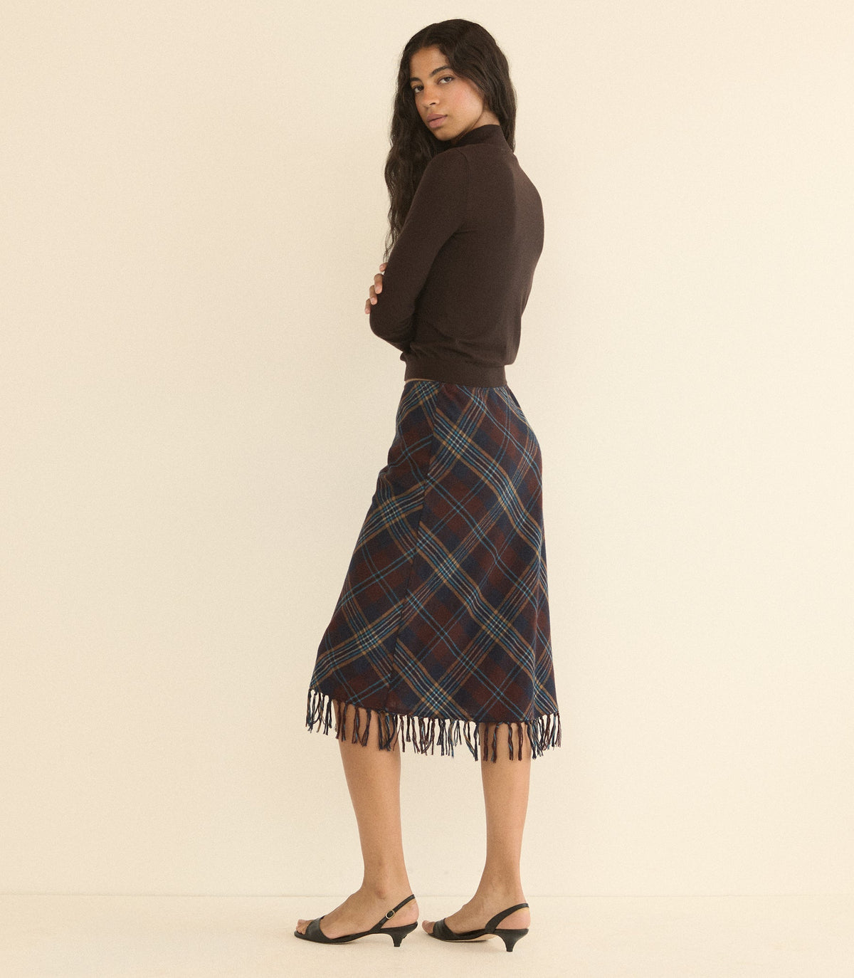 Neroni Turtleneck – Equestrian Brown Merino Wool