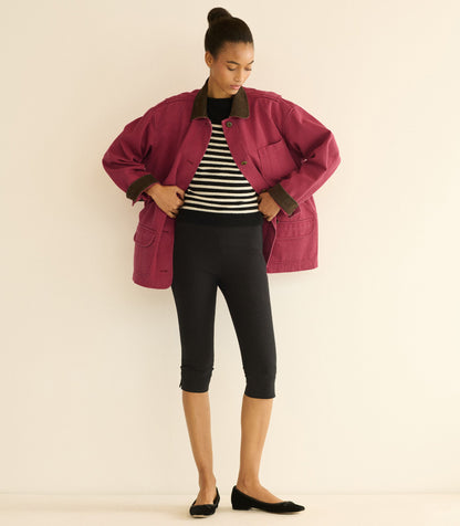 Pascual Jacket – Washed Crimson | Garment-Dyed Barn Jacket