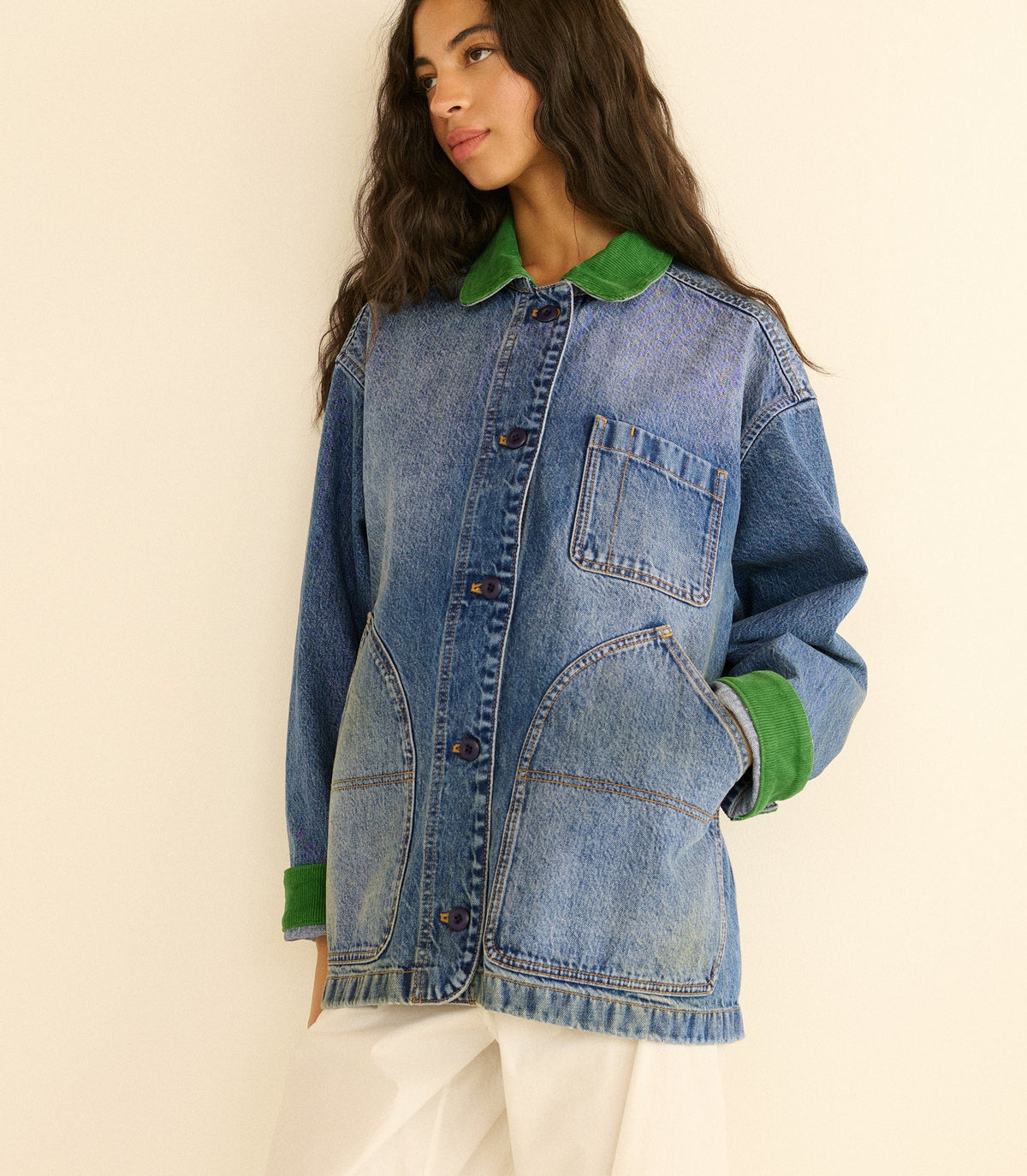 Pascual Jacket – Calgary Wash | Cotton Denim Barn Jacket