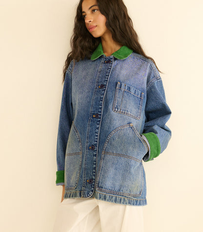 Pascual Jacket – Calgary Wash | Cotton Denim Barn Jacket