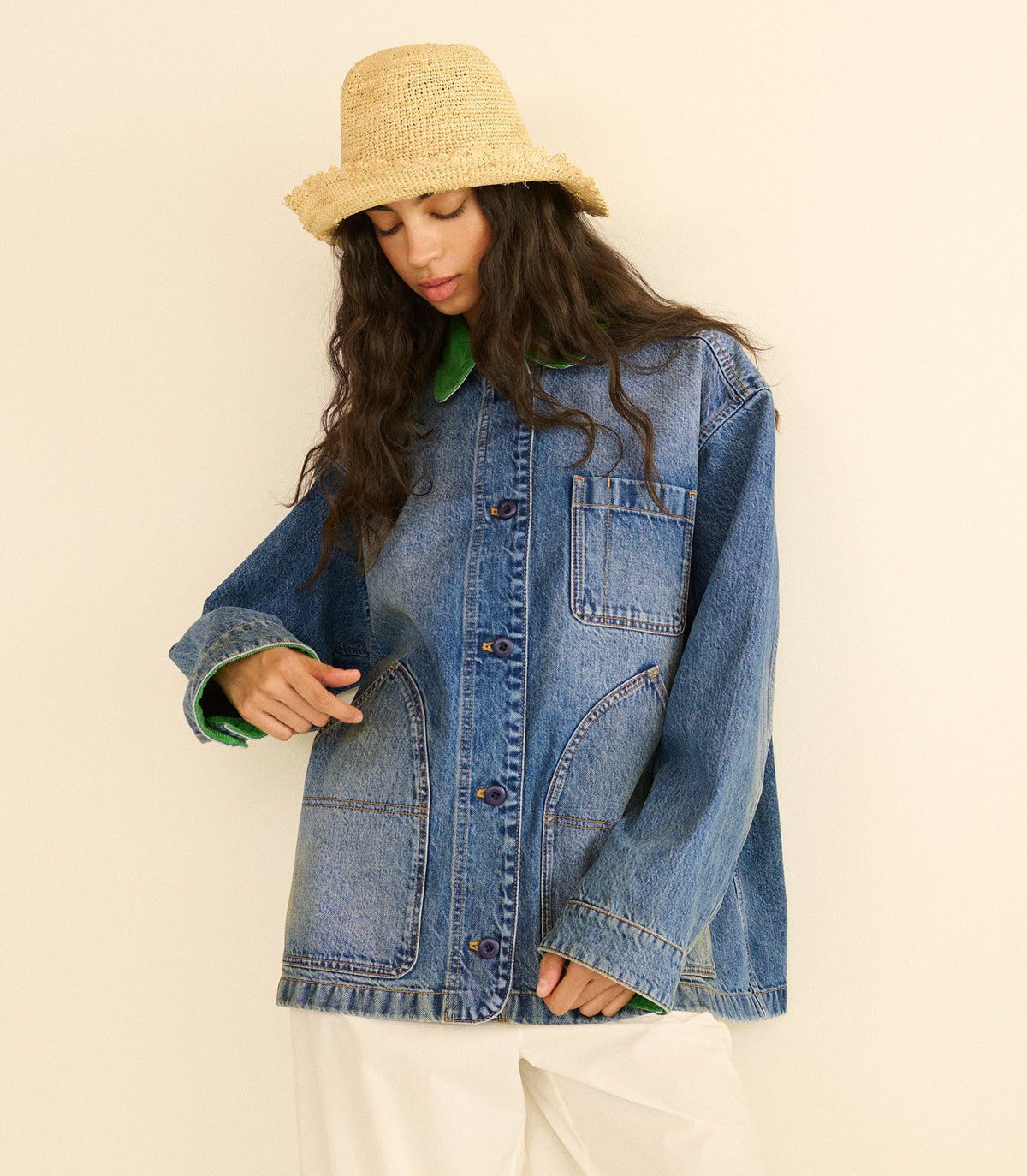 Pascual Jacket – Calgary Wash | Cotton Denim Barn Jacket
