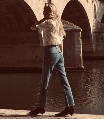 Paulene Jean Roussillon Mid Wash High Rise Slim Jeans